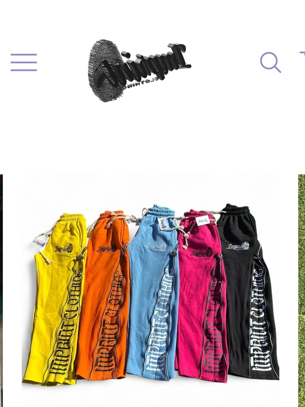 Women's Colorblock Track Pants — Yellow, Orange, Blue, Pink, Black